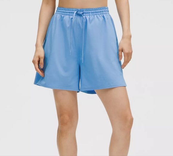 NWT Lululemon Pace Rival High-Rise Short 5" In Pool Party Blue Size 2  msrp$68 - Picture 1 of 16